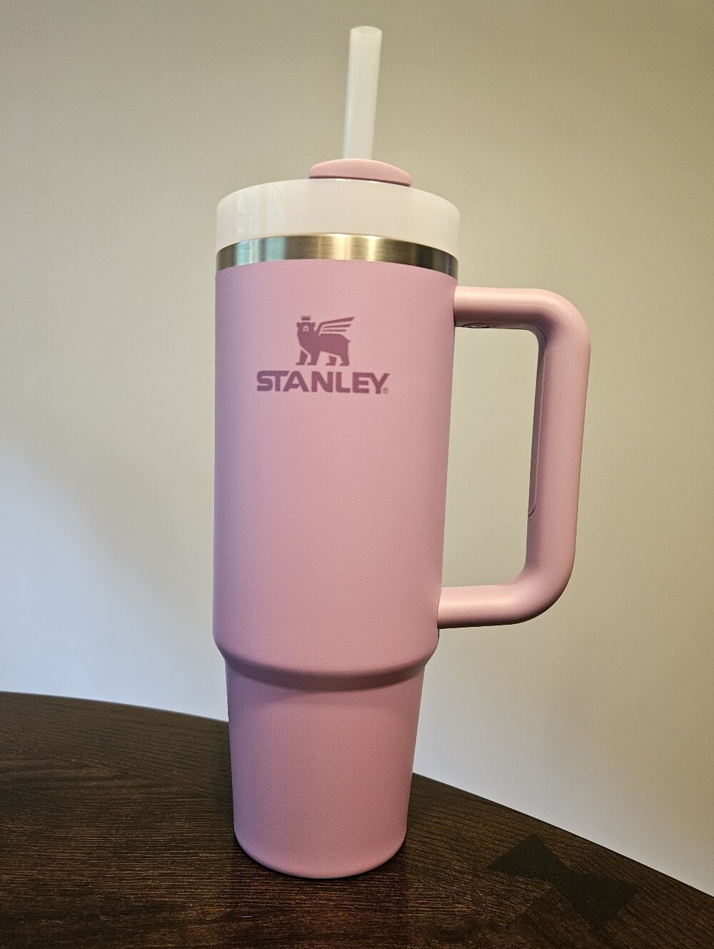 Like New Stanley Quencher H2.0 FlowState Tumbler (Soft Orchid) 30oz, Used Once